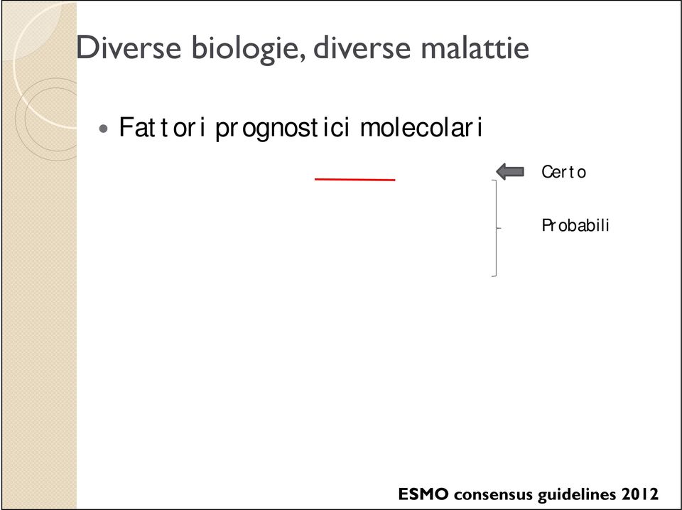 prognostici molecolari