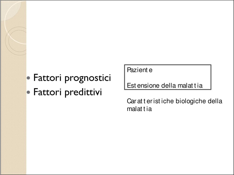 Estensione della malattia