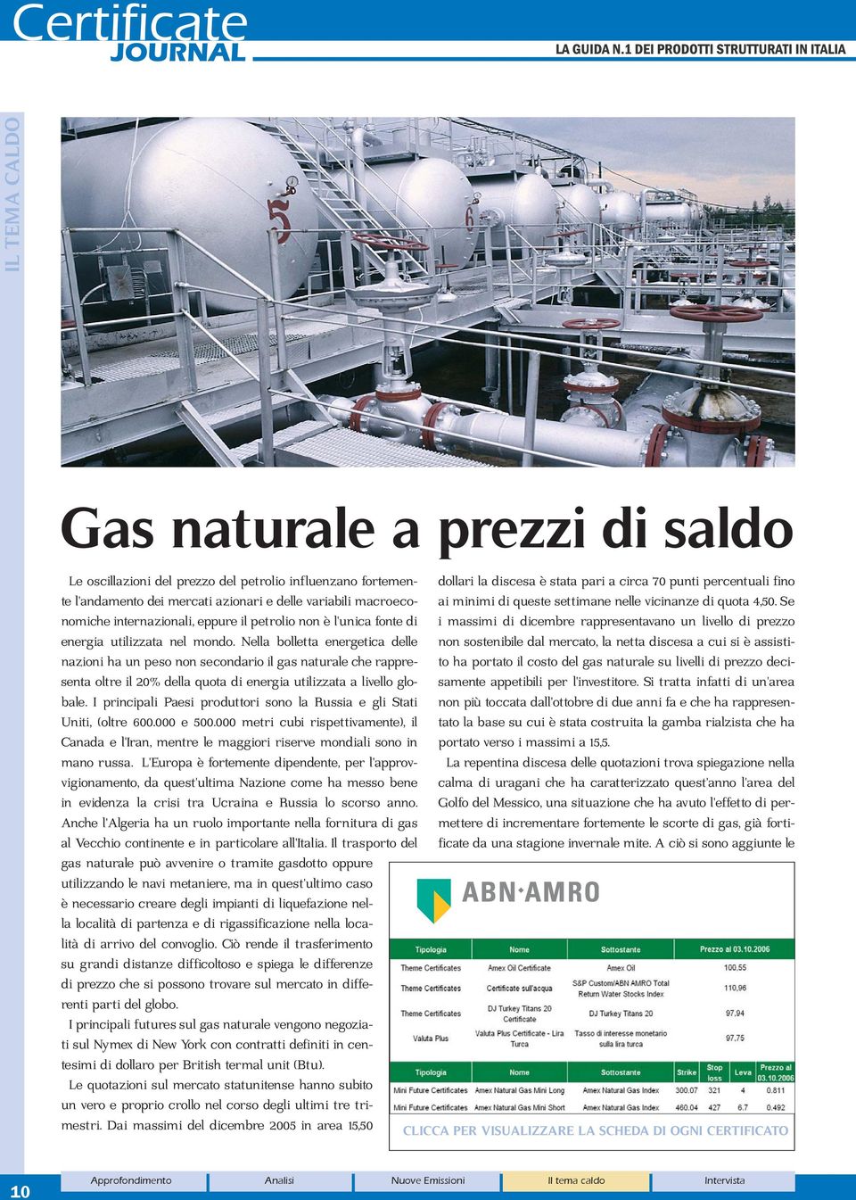 Nella bolletta energetica delle nazioni ha un peso non secondario il gas naturale che rappresenta oltre il 20% della quota di energia utilizzata a livello globale.