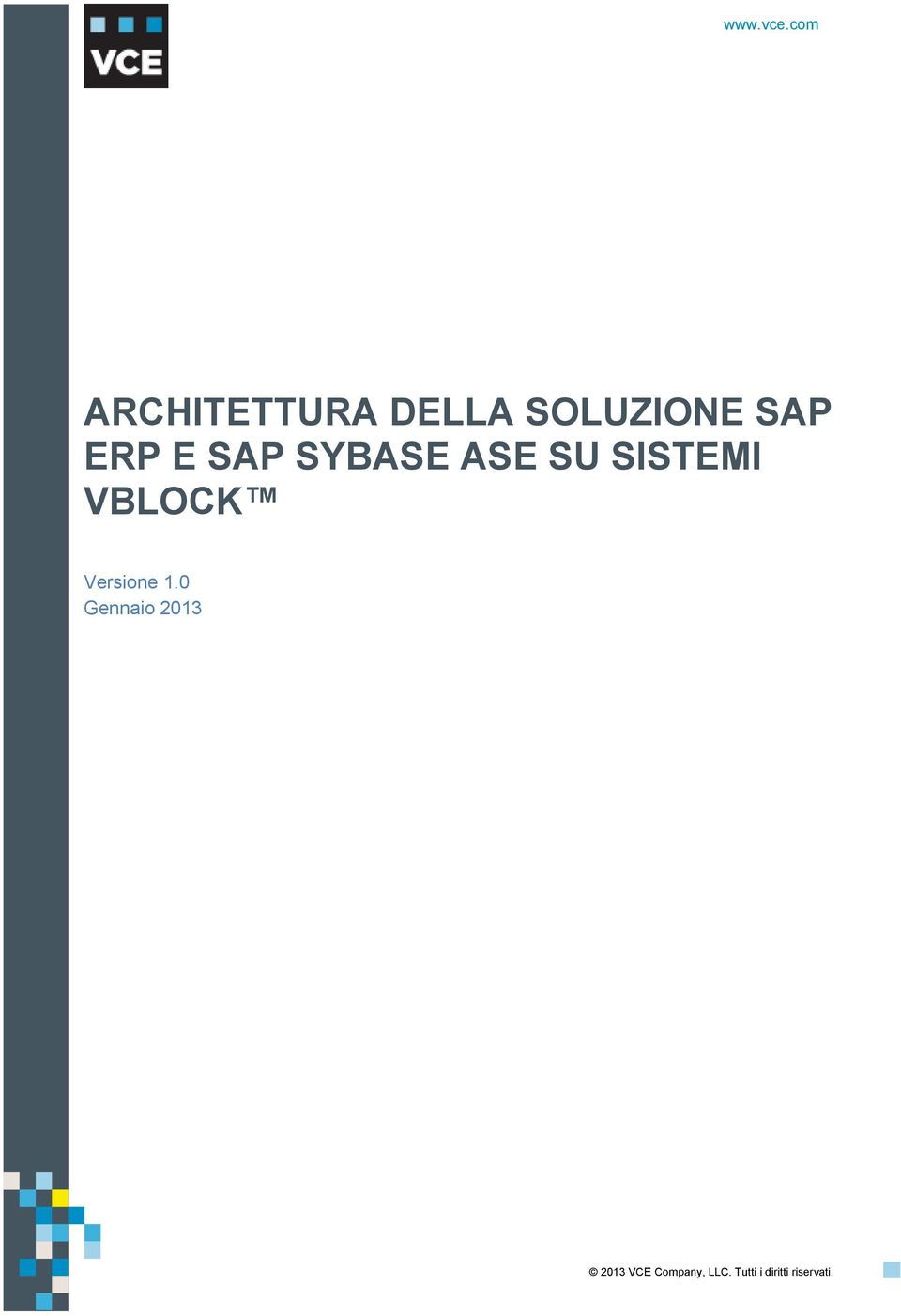 com ARCHITETTURA DELLA SOLUZIONE SAP ERP E