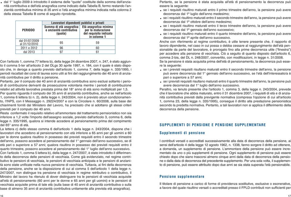 247, è stato aggiunto il comma 5-ter all'articolo 2 del DLgs 30 aprile 1997, n. 184, con il quale è stato disposto che, in deroga a quanto previsto dall'articolo 1, comma 7, della legge n.