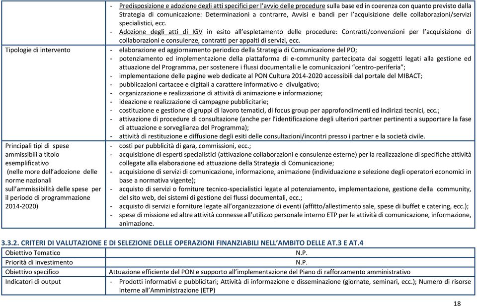 Avvisi e bandi per l acquisizione delle collaborazioni/servizi specialistici, ecc.