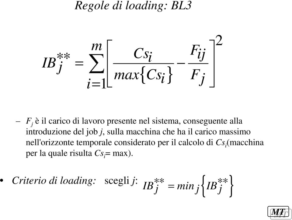 che ha il carico massimo nell'orizzonte temporale considerato per il calcolo di Cs i