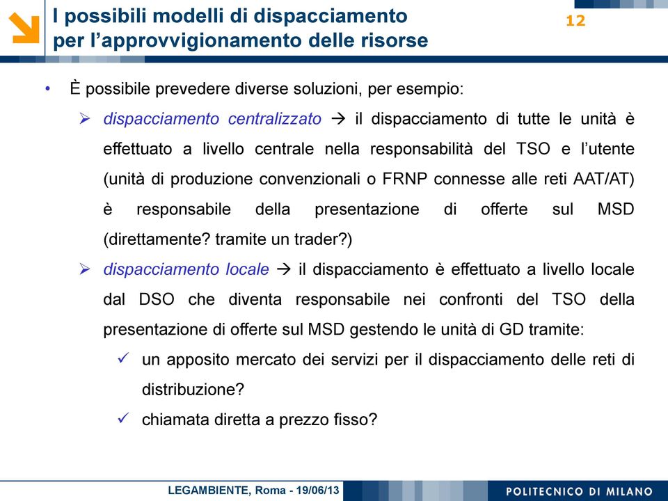 presentazione di offerte sul MSD (direttamente? tramite un trader?