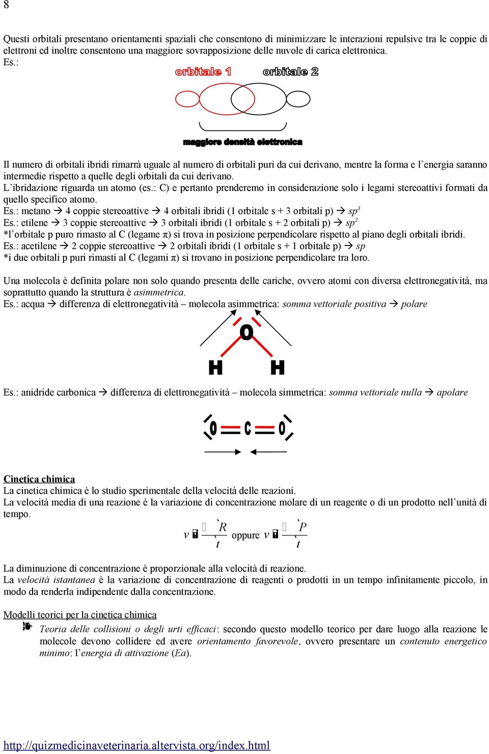 : Il numero di orbitali ibridi rimarrà uguale al numero di orbitali puri da cui derivano, mentre la forma e l energia saranno intermedie rispetto a quelle degli orbitali da cui derivano.