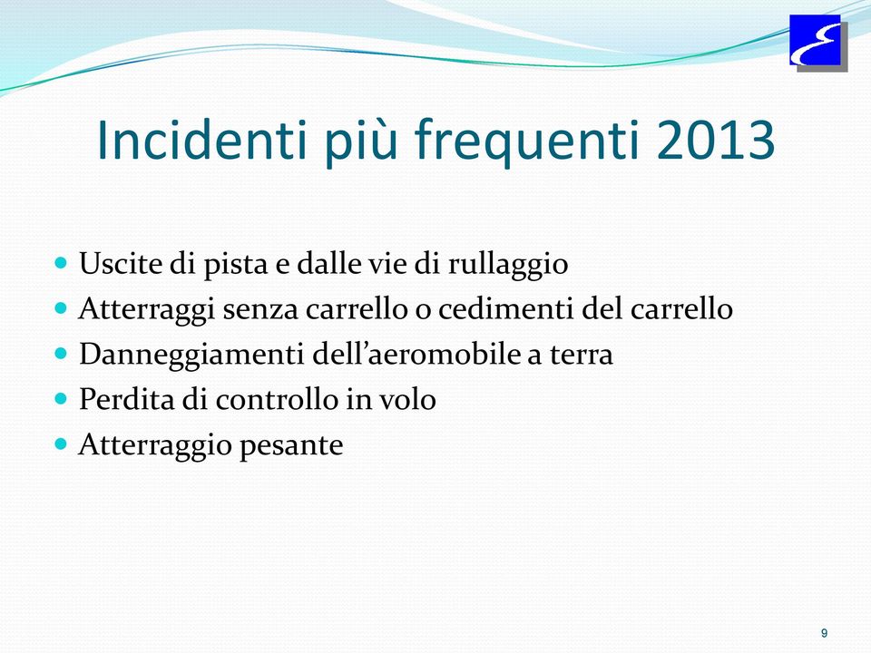 cedimenti del carrello Danneggiamenti dell