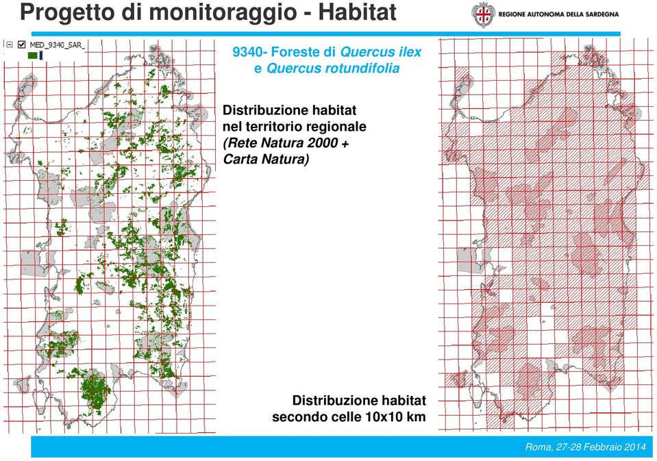 habitat nel territorio regionale (Rete Natura 2000 +