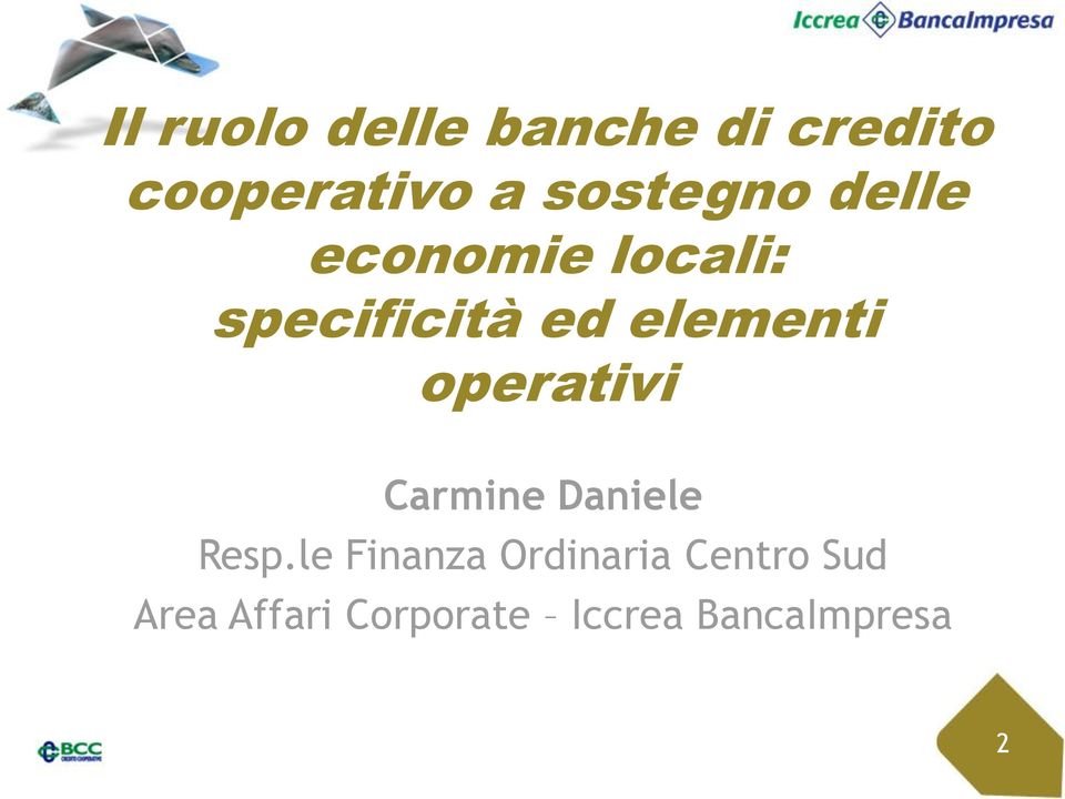 elementi operativi Carmine Daniele Resp.