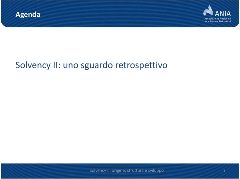 retrospettivo Solvency