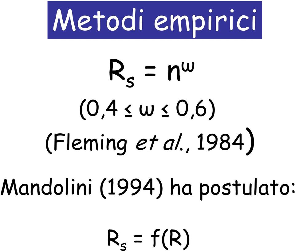 al., 1984) Mandolini
