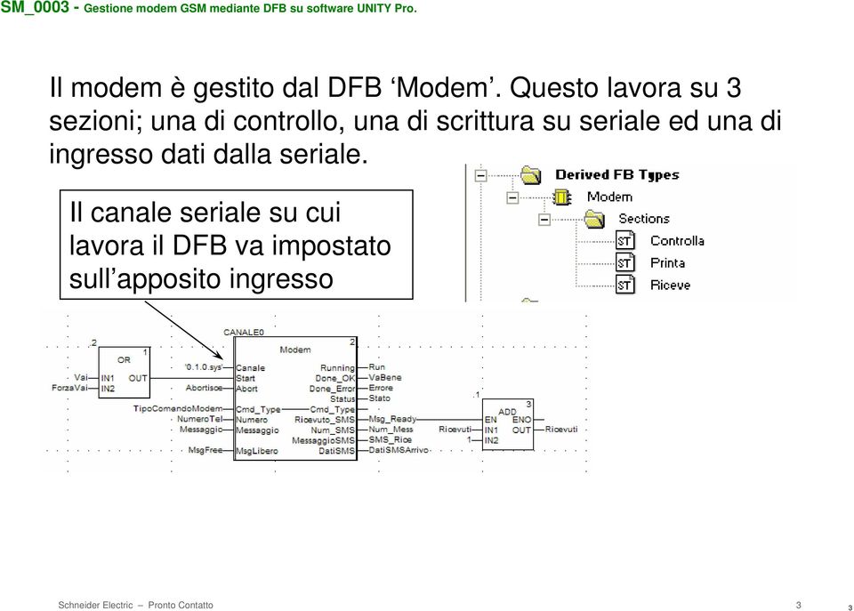 su seriale ed una di ingresso dati dalla seriale.