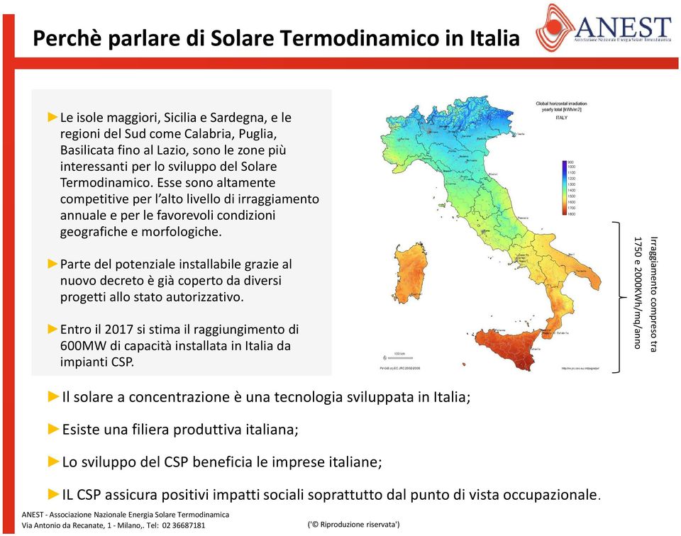 Parte del potenziale installabile grazie al nuovo decreto è già coperto da diversi progetti allo stato autorizzativo.