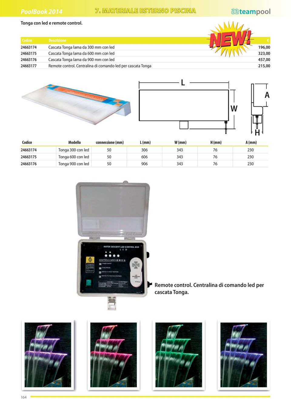 con led 457,00 24663177 Remote control.