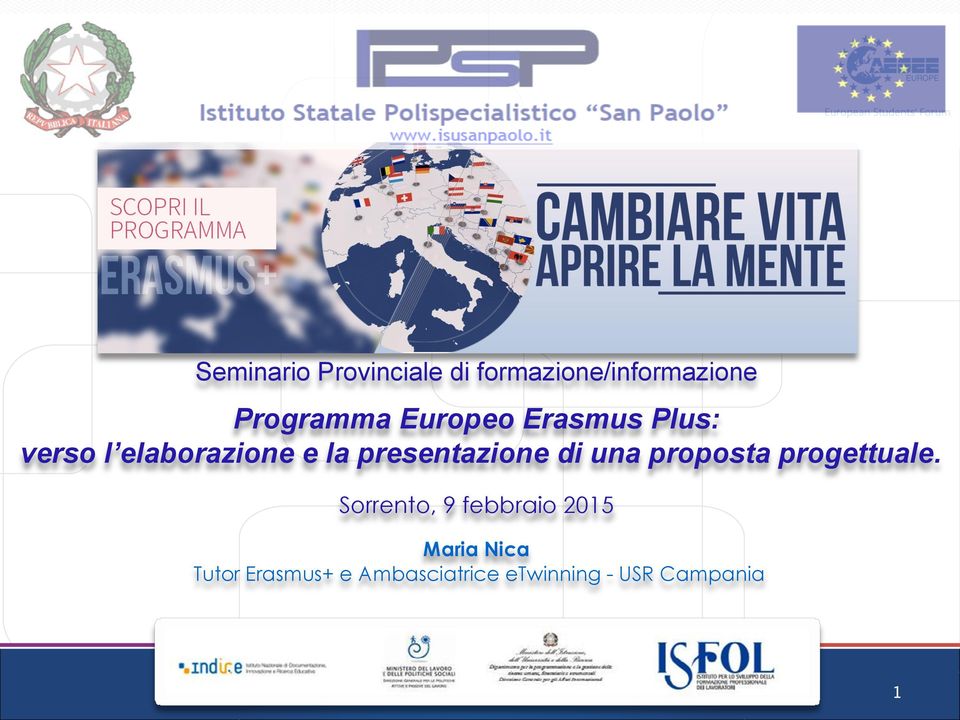 presentazione di una proposta progettuale.