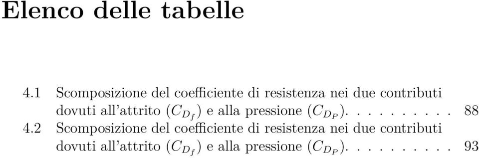 dovuti all attrito (C Df ) e alla pressione (C DP ).......... 88 4.