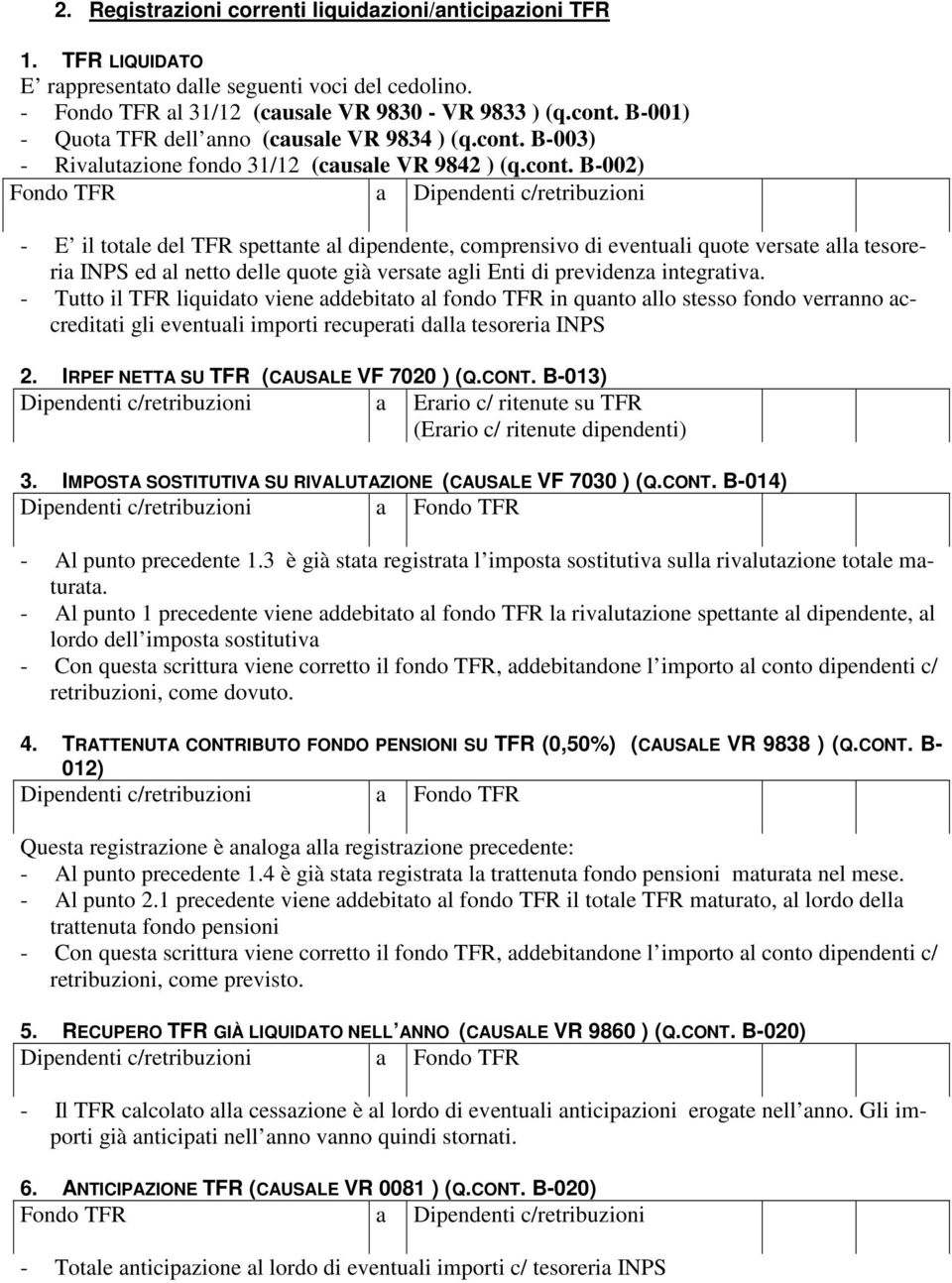 B-003) - Rivalutazione fondo 31/12 (causale VR 9842 ) (q.cont.