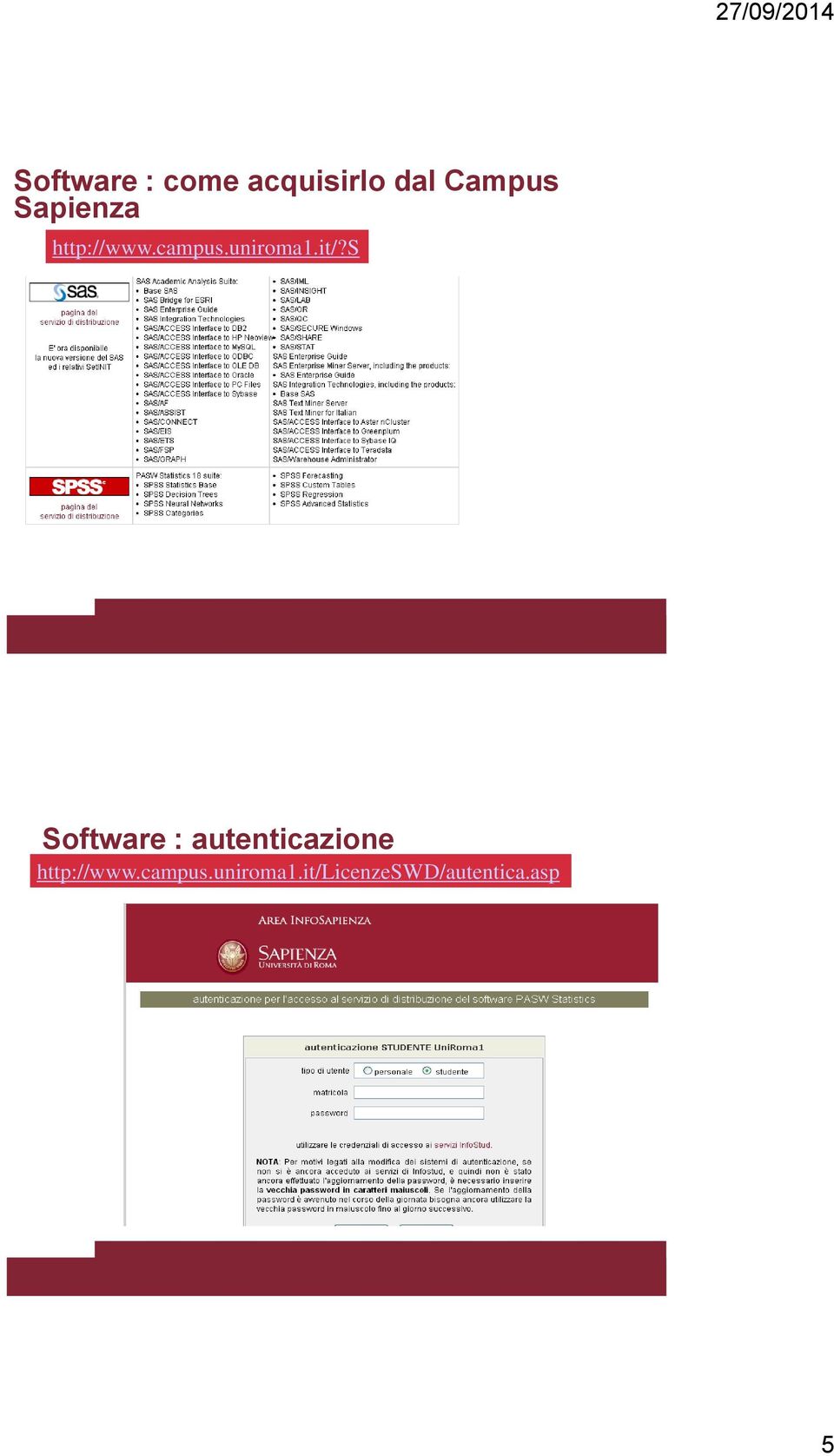 s Software : autenticazione http://www.