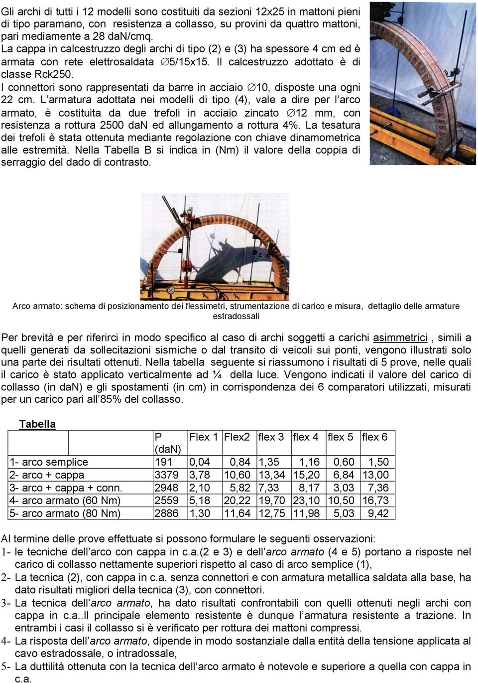 I connettori sono rappresentati da barre in acciaio 10, disposte una ogni 22 cm.