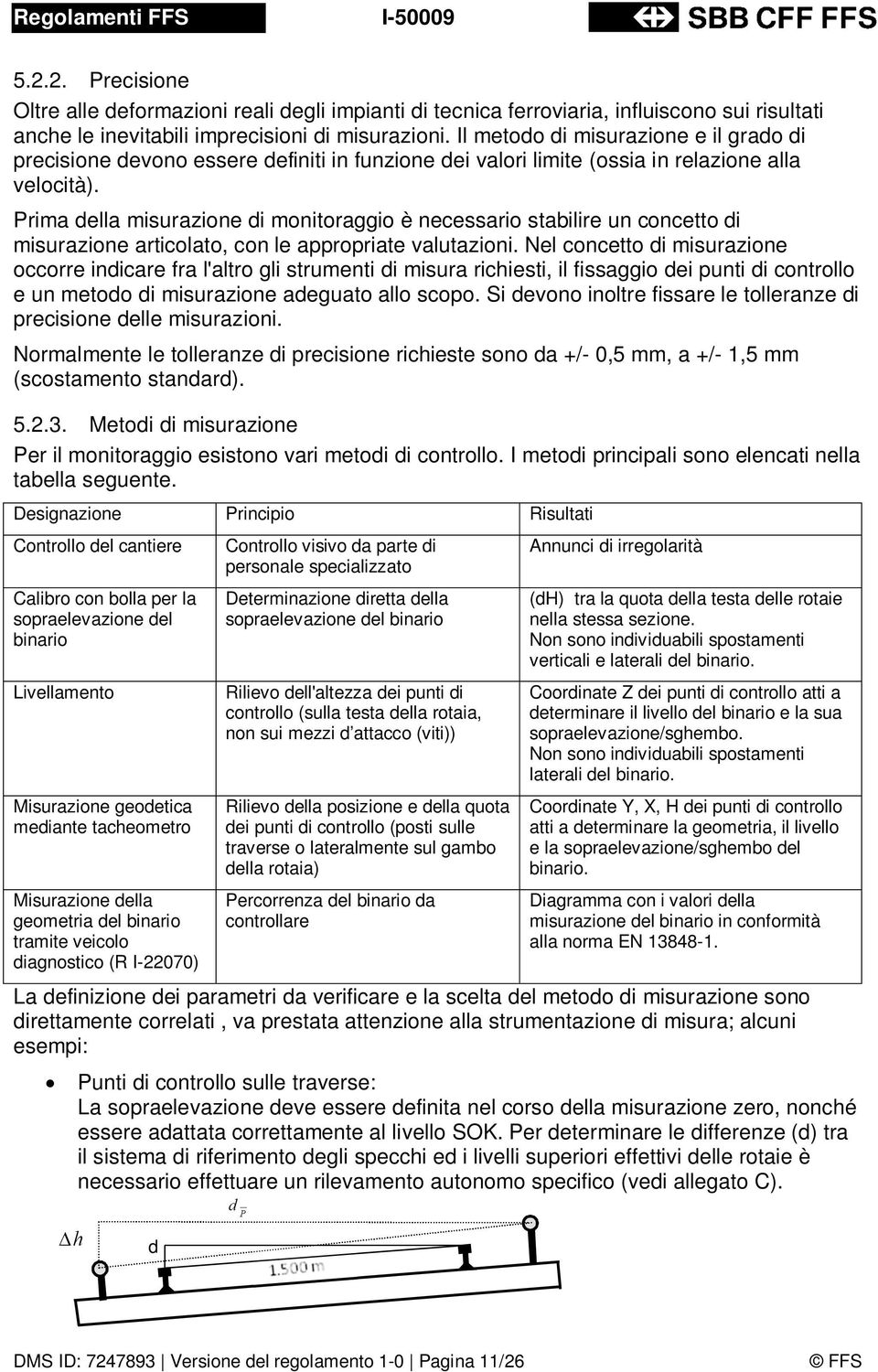 Prima della misurazione di monitoraggio è necessario stabilire un concetto di misurazione articolato, con le appropriate valutazioni.