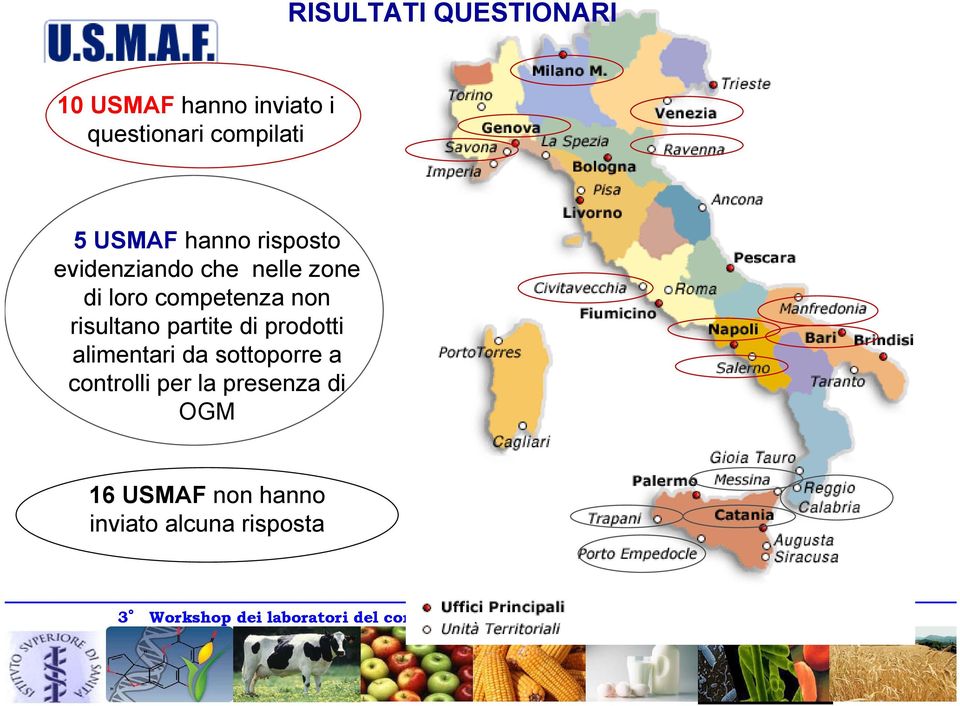 competenza non risultano partite di prodotti alimentari da