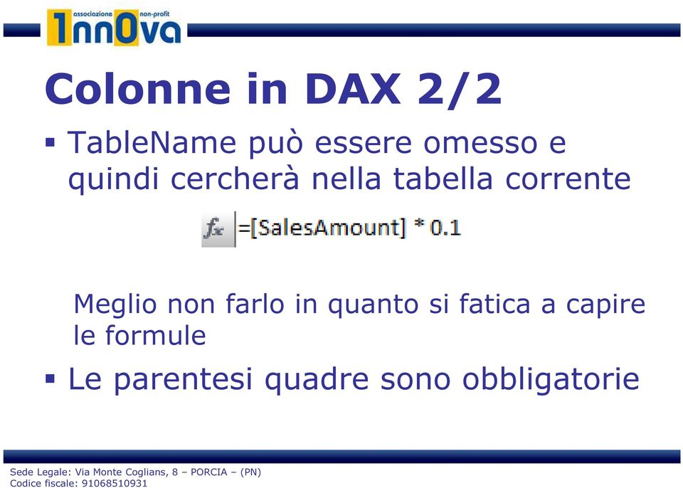 corrente Meglio non farlo in quanto si fatica