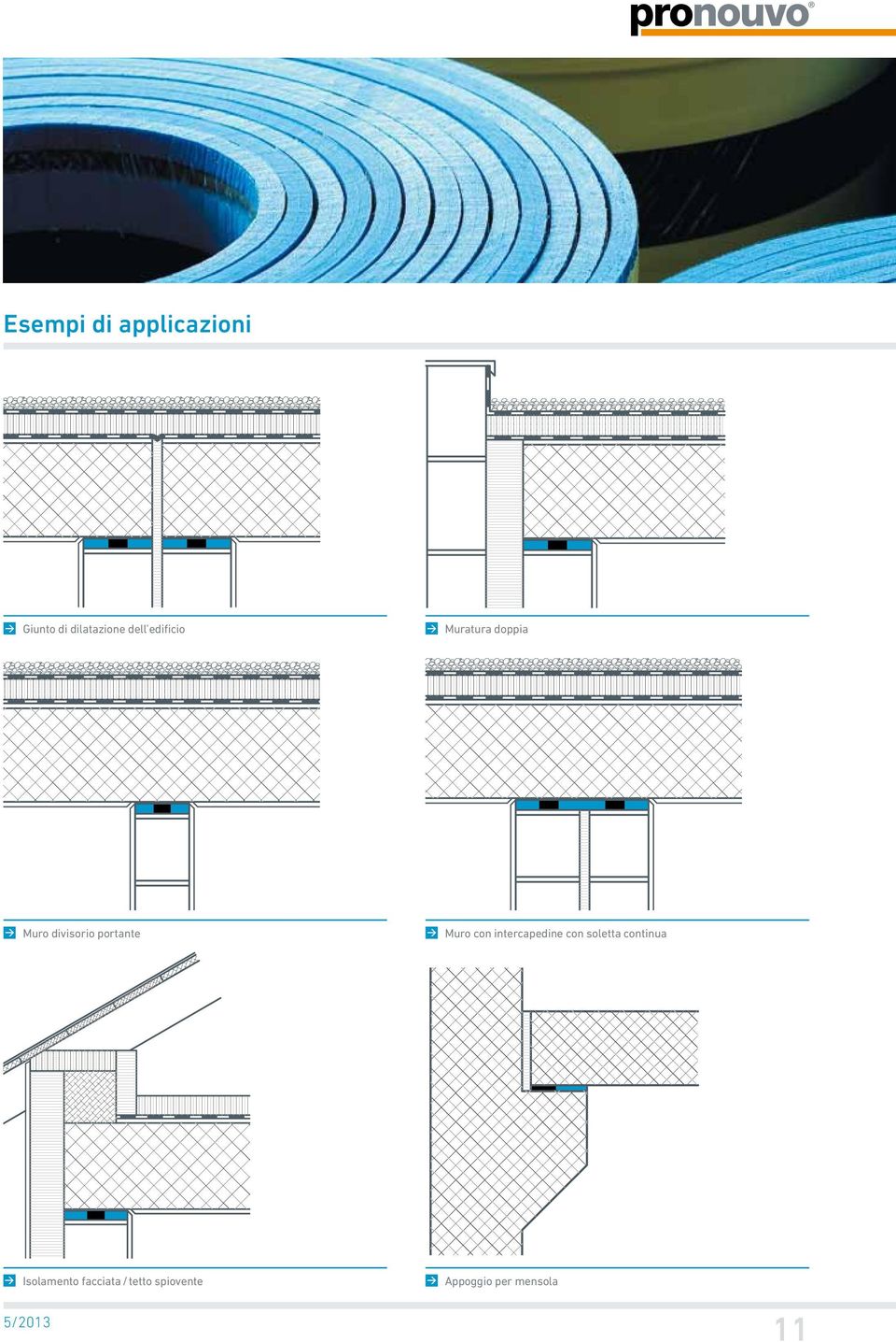 > Muro con intercapedine con soletta continua >