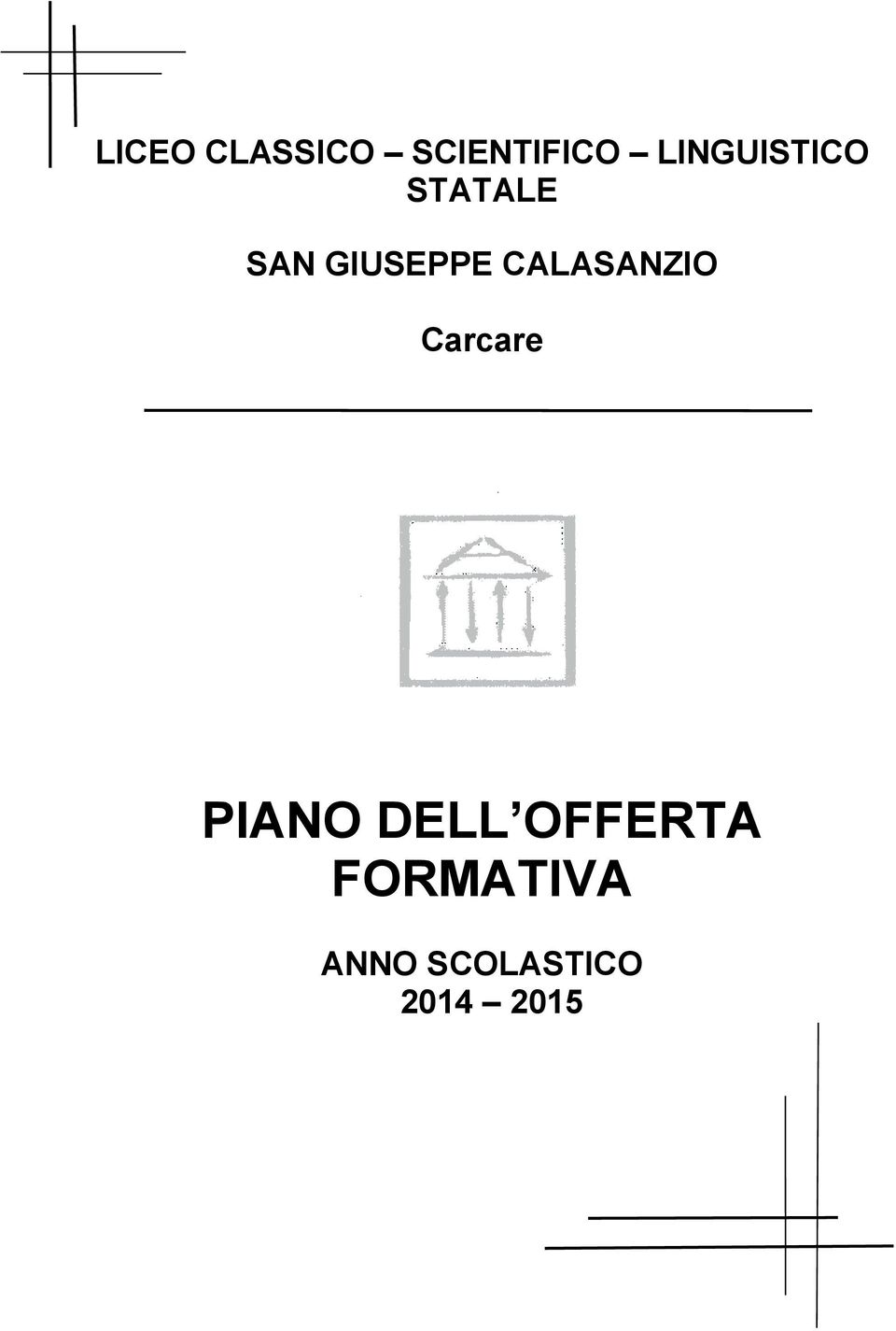 CALASANZIO Carcare PIANO DELL