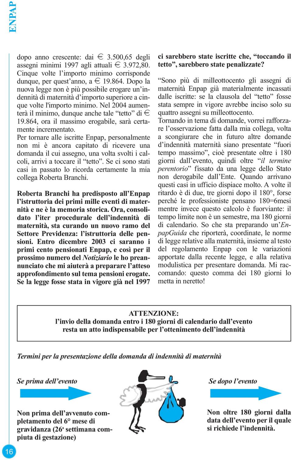 864, ora il massimo erogabile, sarà certamente incrementato.