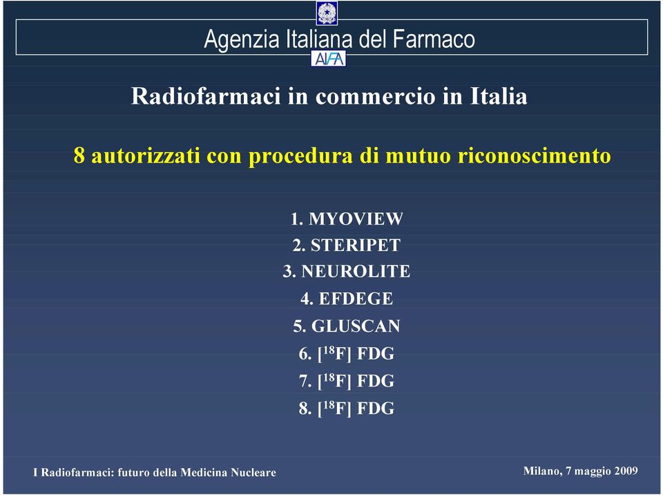 riconoscimento 1. MYOVIEW 2. STERIPET 3.