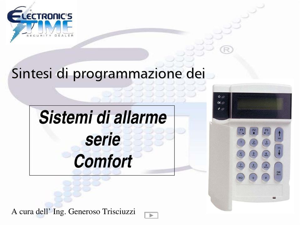 Sistemi di allarme serie