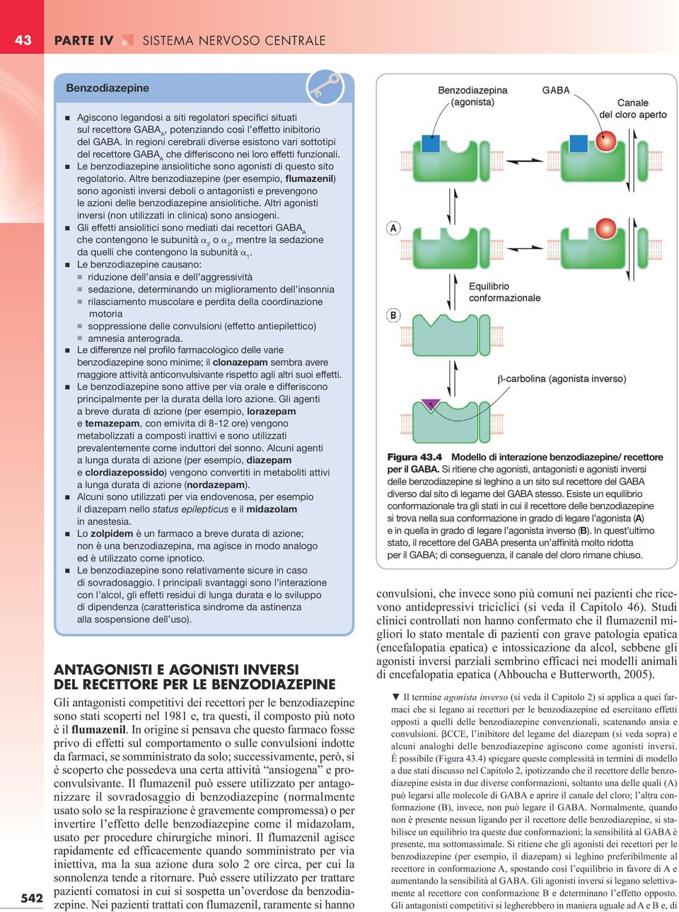 Altre benzodiazepine (per esempio, flumazenil) sono agonisti inversi deboli o antagonisti e prevengono le azioni delle benzodiazepine ansiolitiche.