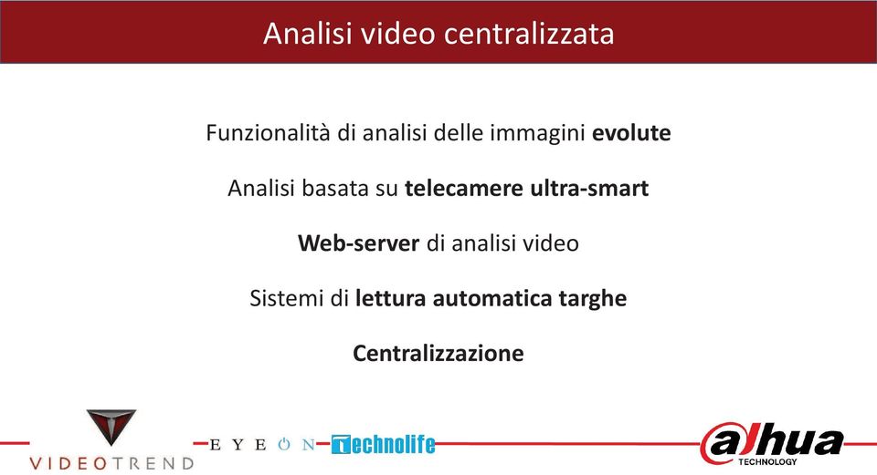 telecamere ultra-smart Web-server di analisi