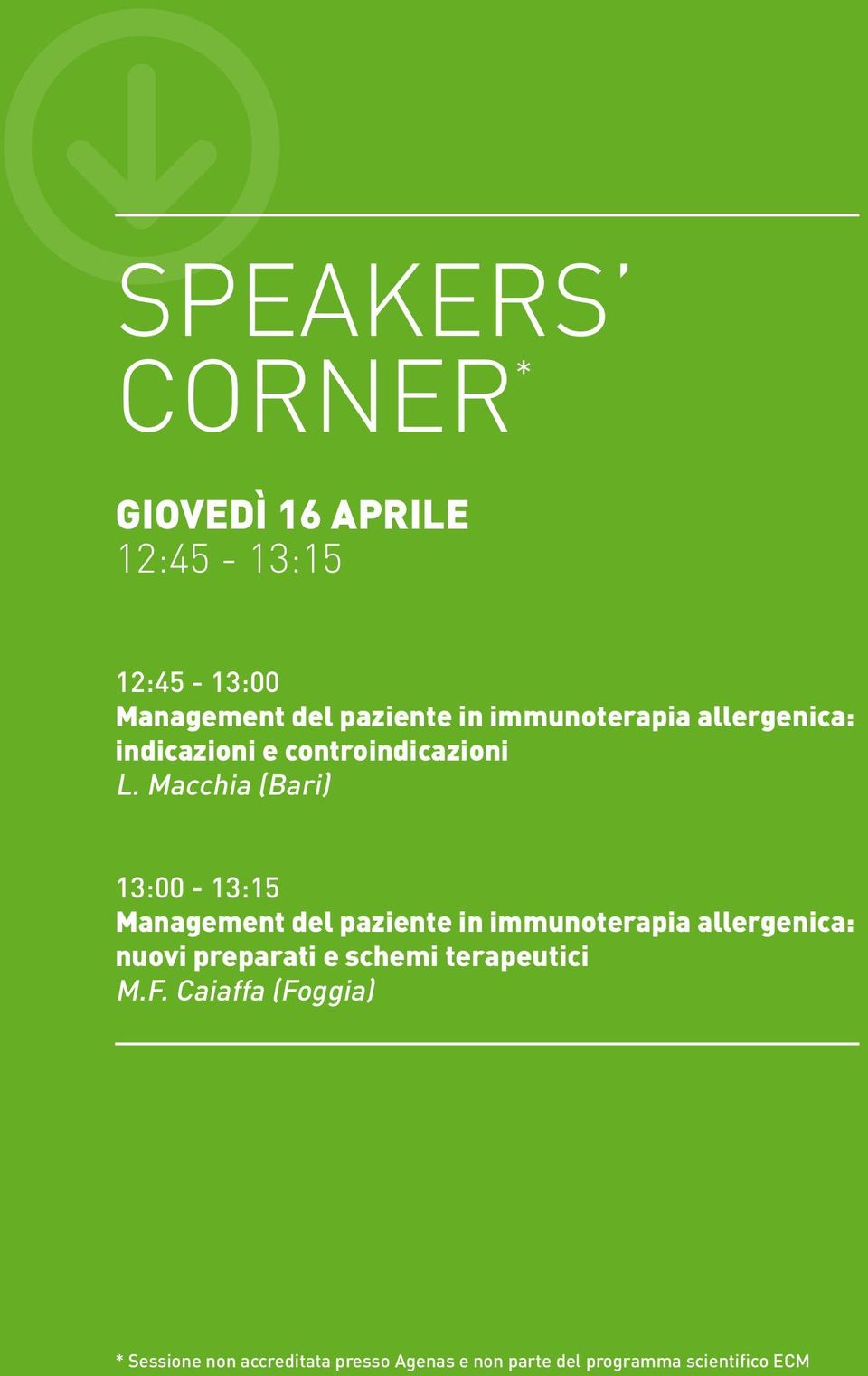 immunoterapia allergenica: indicazioni e controindicazioni L.