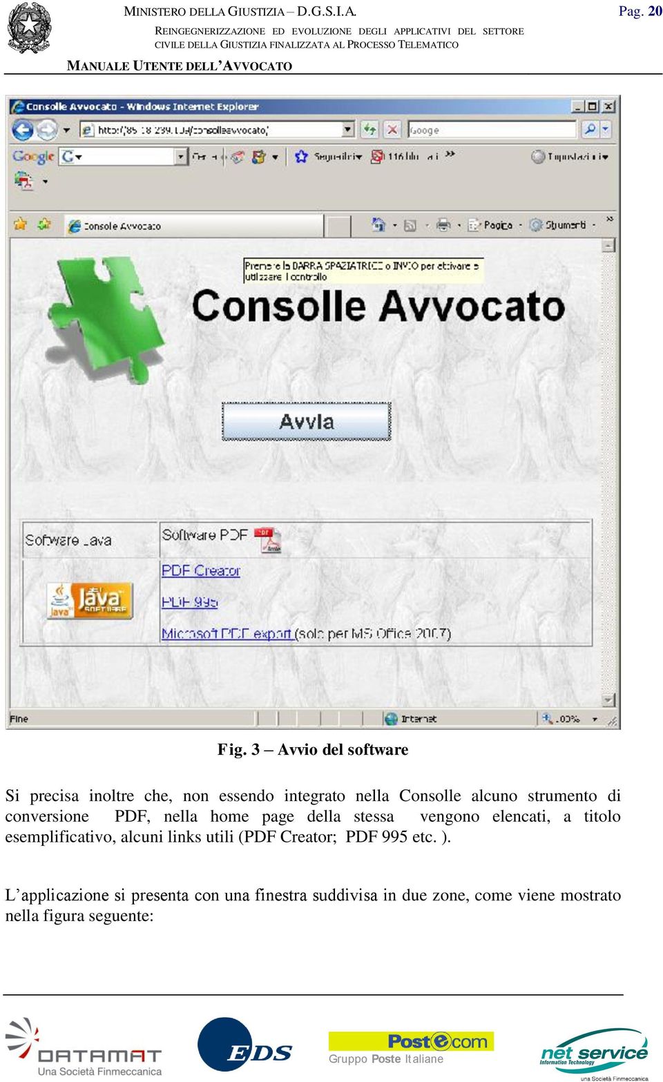 strumento di conversione PDF, nella home page della stessa vengono elencati, a titolo