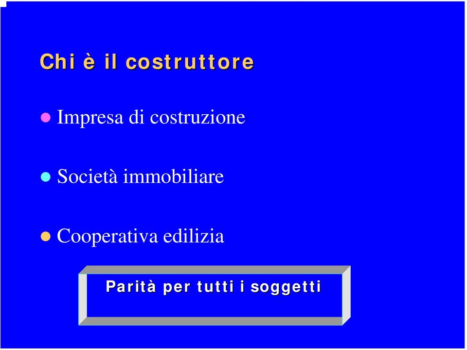 Società immobiliare