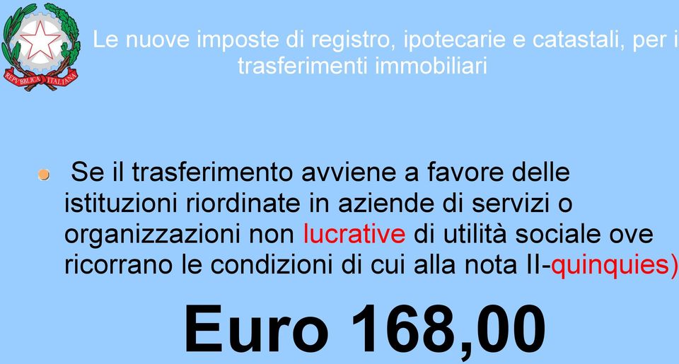 organizzazioni non lucrative di utilità sociale ove