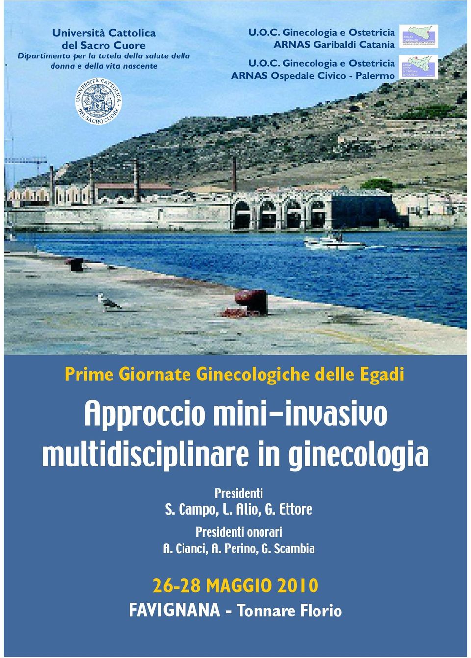 mini-invasivo multidisciplinare in ginecologia Presidenti S. Campo, L. Alio, G. Ettore Presidenti onorari A.