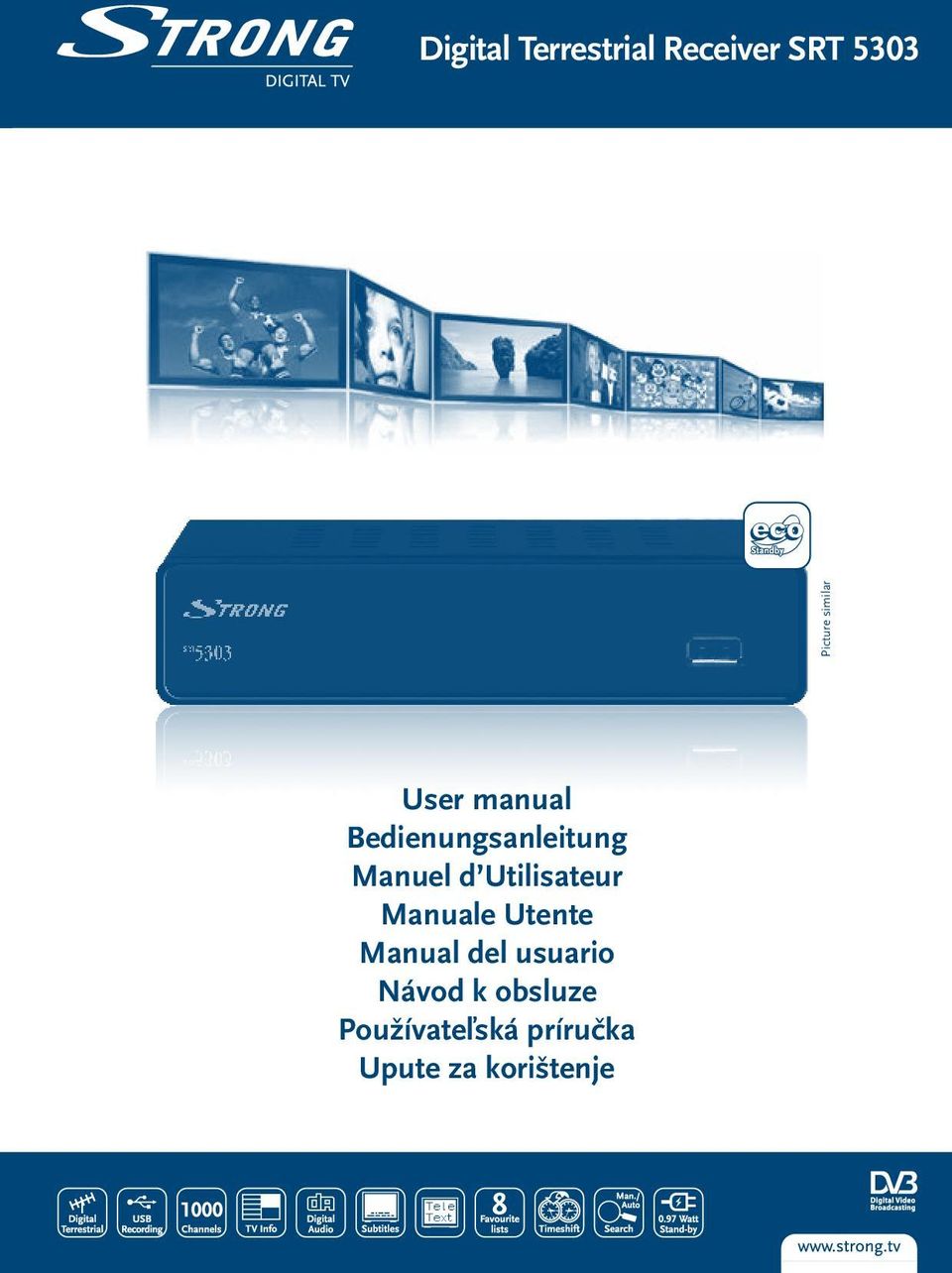 Utilisateur Manuale Utente Manual del usuario