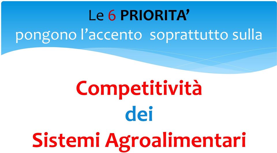 sulla Competitività