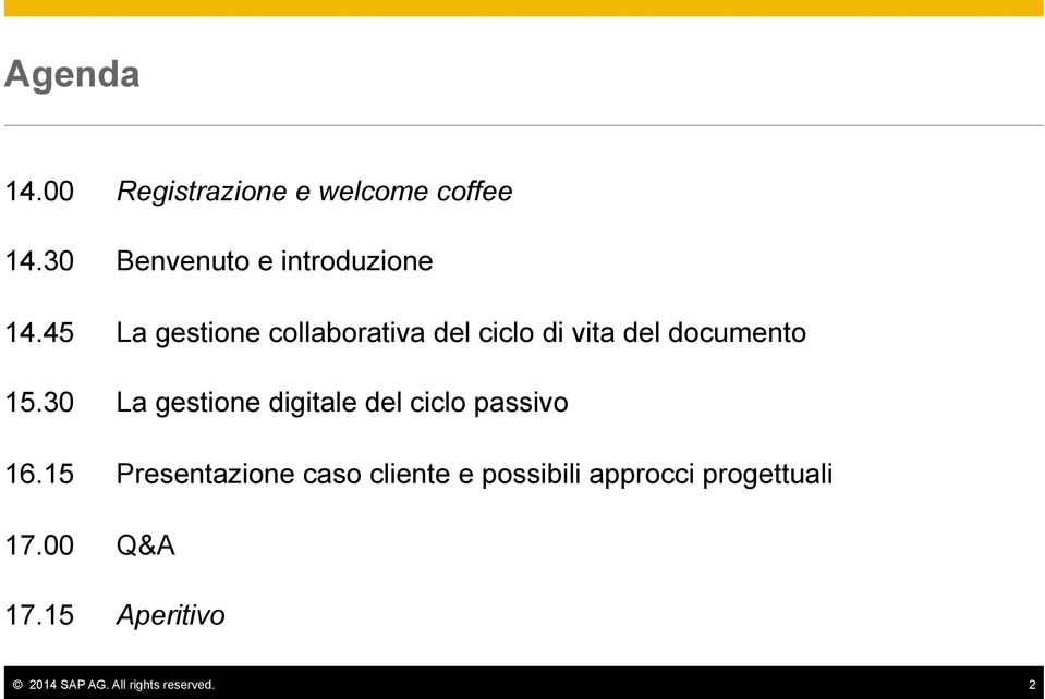 30 La gestione digitale del ciclo passivo 16.