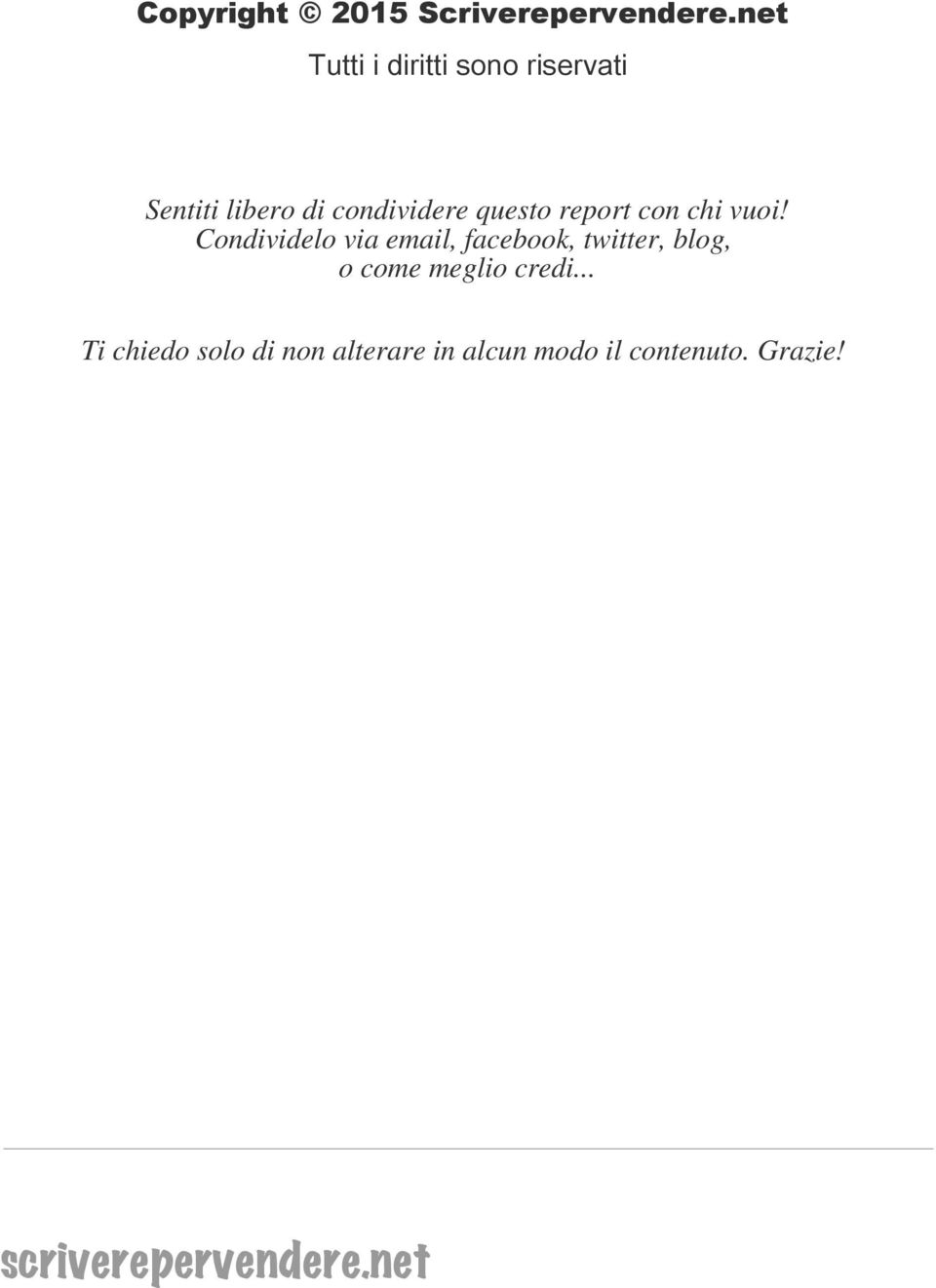 questo report con chi vuoi!