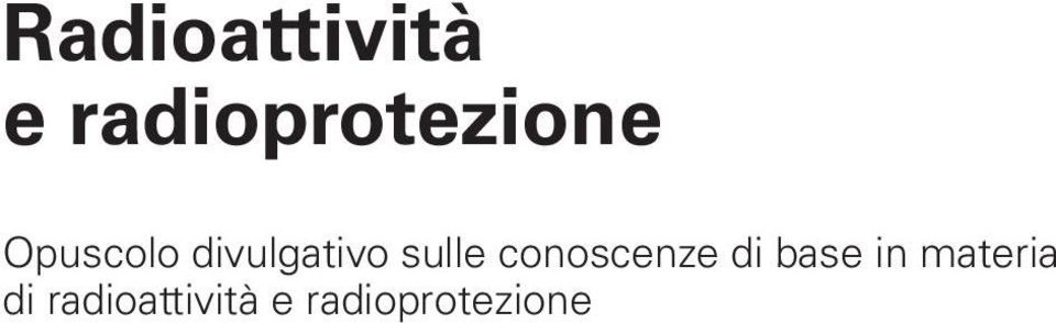 divulgativo sulle conoscenze