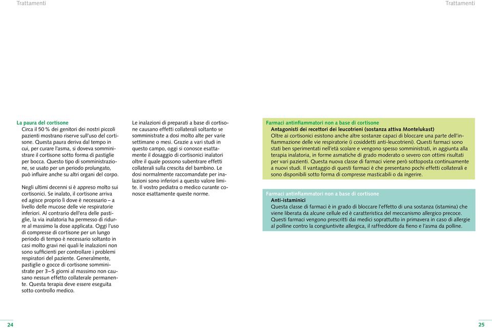 Questo tipo di somministrazione, se usato per un periodo prolungato, può influire anche su altri organi del corpo. Negli ultimi decenni si è appreso molto sui cortisonici.