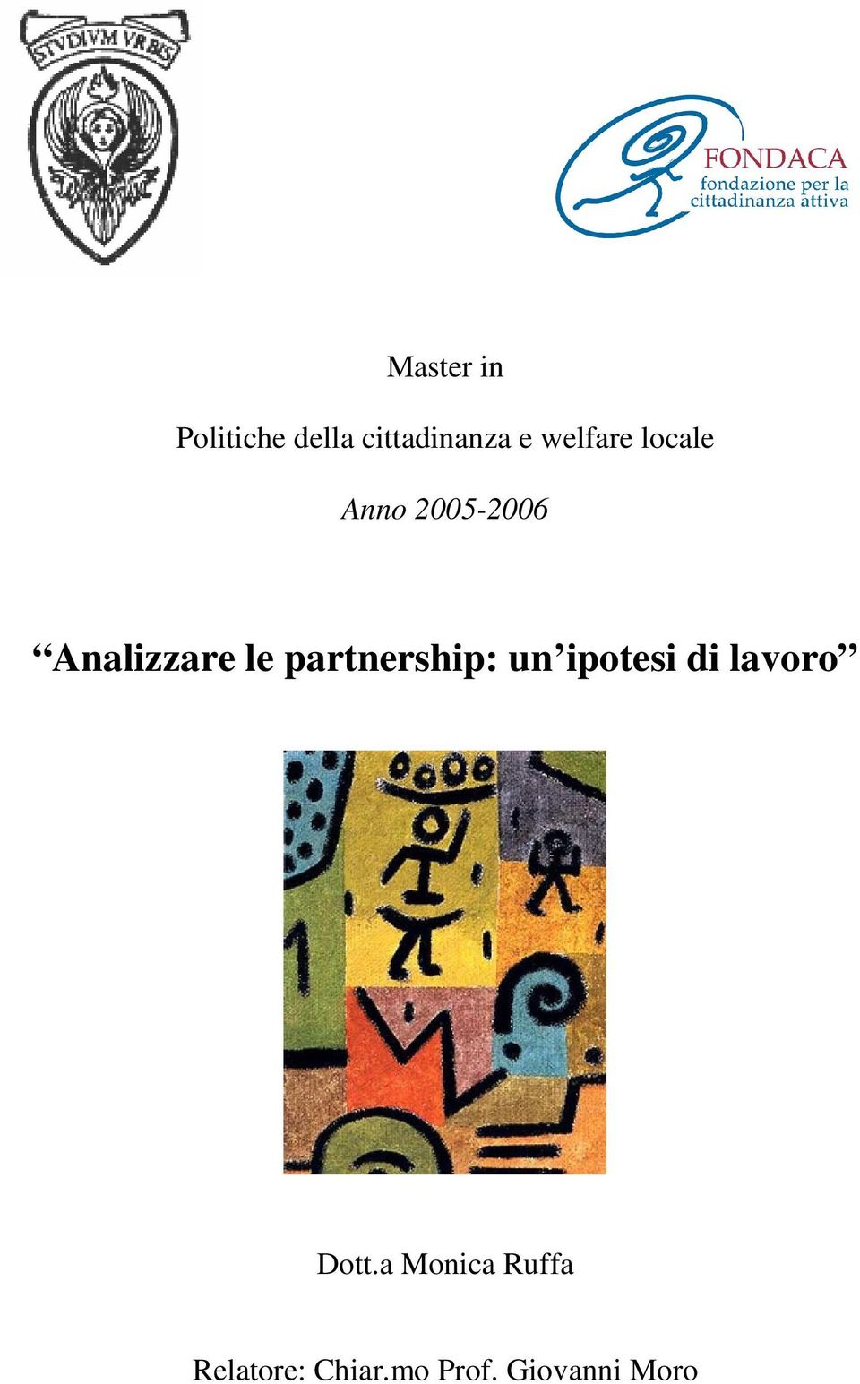 partnership: un ipotesi di lavoro Dott.