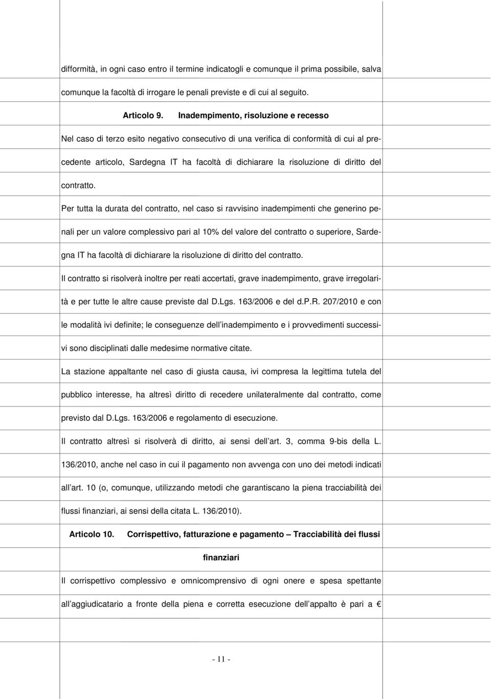 diritto del contratto.