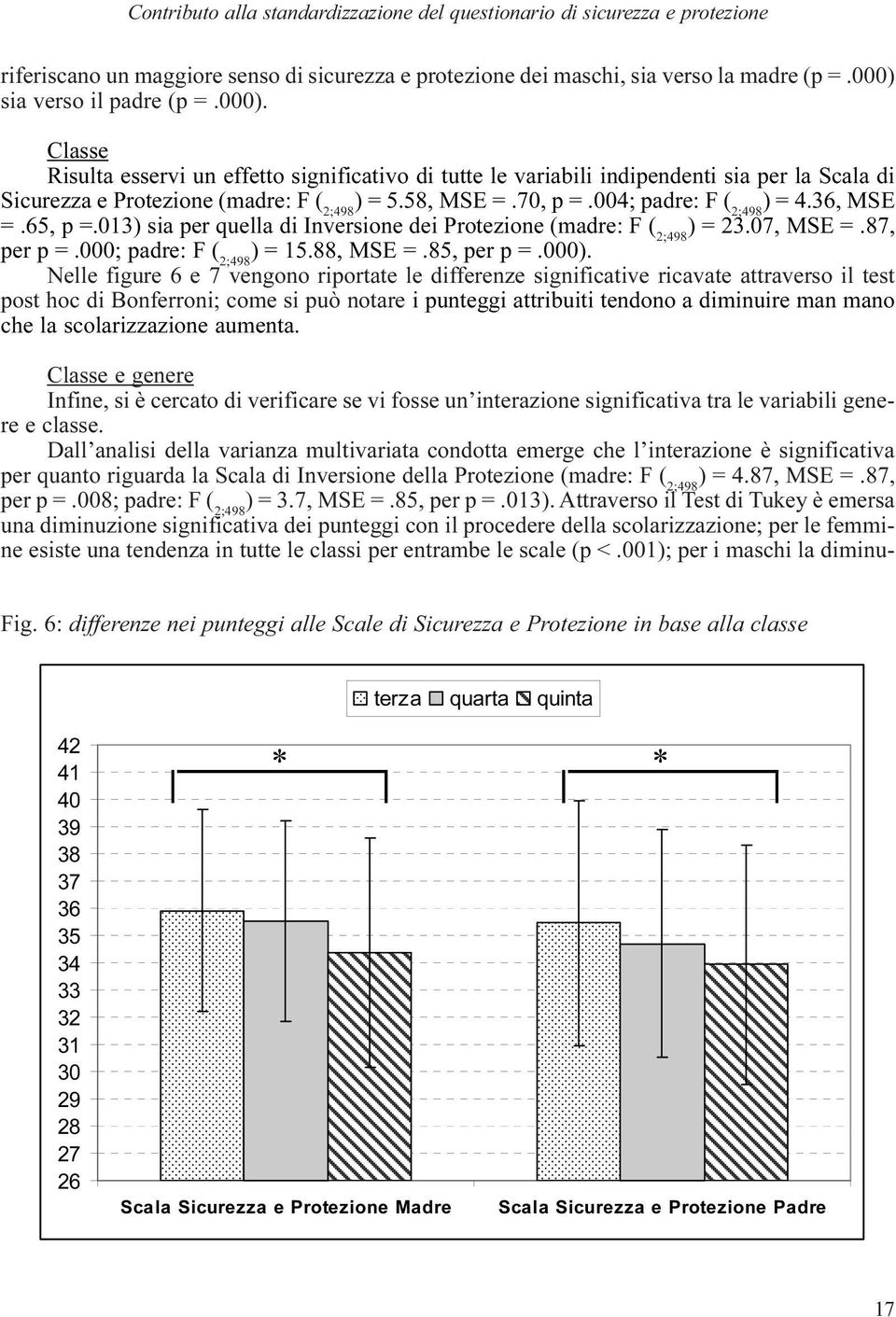 004; padre: F ( 2;498 ) = 4.36, MSE =.65, p =.03) sia per quella di Inversione dei Protezione (madre: F ( 2;498 ) = 23.07, MSE =.87, per p =.000; padre: F ( 2;498 ) = 5.88, MSE =.85, per p =.000).