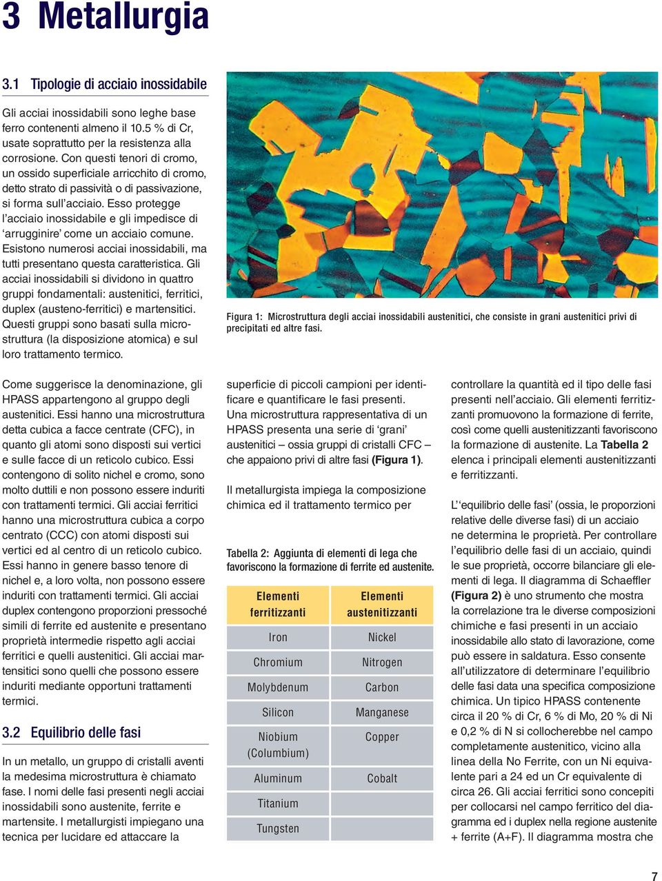 Esso protegge l acciaio inossidabile e gli impedisce di arrugginire come un acciaio comune. Esistono numerosi acciai inossidabili, ma tutti presentano questa caratteristica.