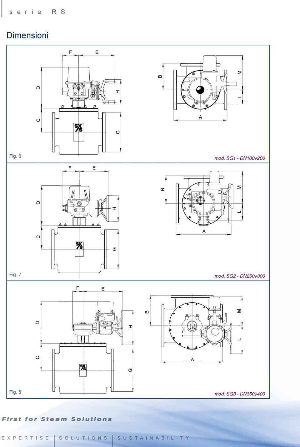 SG1 - DN100 200 F E D M G H L Fig.