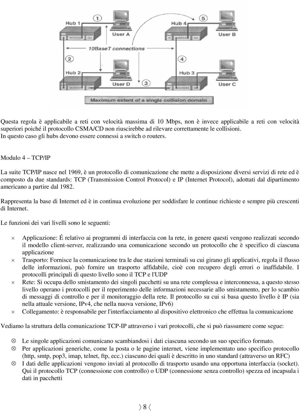 Modulo 4 TCP/IP La suite TCP/IP nasce nel 1969, è un protocollo di comunicazione che mette a disposizione diversi servizi di rete ed è composto da due standards: TCP (Transmission Control Protocol) e