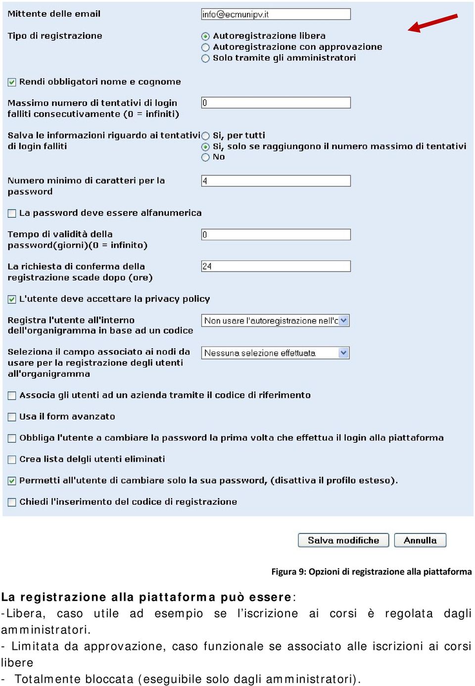 regolata dagli amministratori.